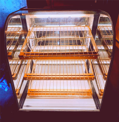 WARRANTY 31"x 48"x35" FEDERAL CURVED GLASS LIGHT BAKERY DISPLAY CABINET FREESHIP