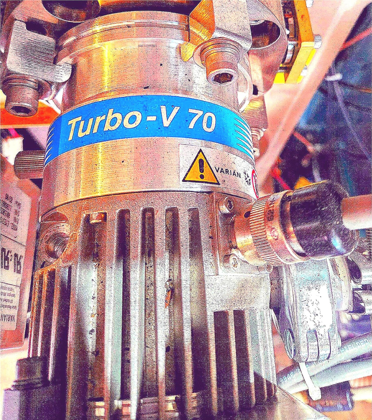 90-DAY-WARRANTY VARIAN TURBOV-70 PUMP w/ TURBO V70 RACK CONTROLLER FREESHIP