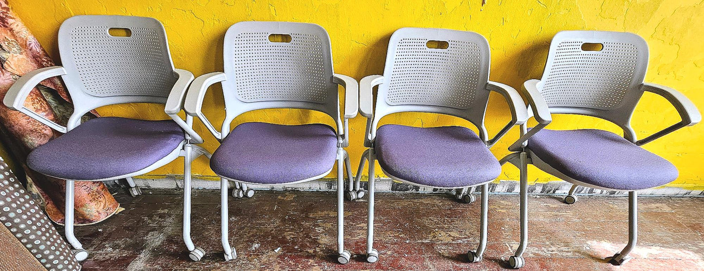 LOT OF 14 ALLSTEEL PERK PLYFOLD MUSCATINE BUSINESS FOLDING CHAIRS FREE SHIP