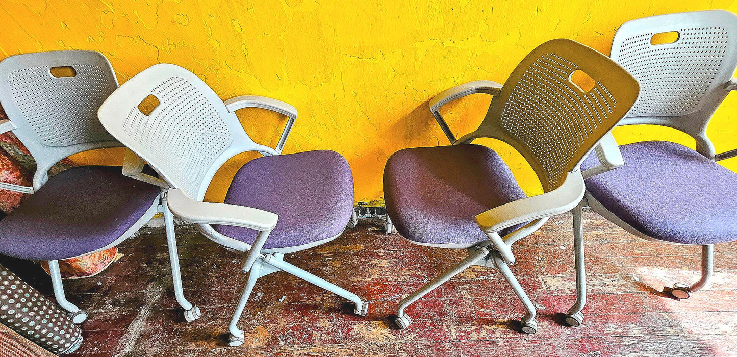 LOT OF 14 ALLSTEEL PERK PLYFOLD MUSCATINE BUSINESS FOLDING CHAIRS FREE SHIP