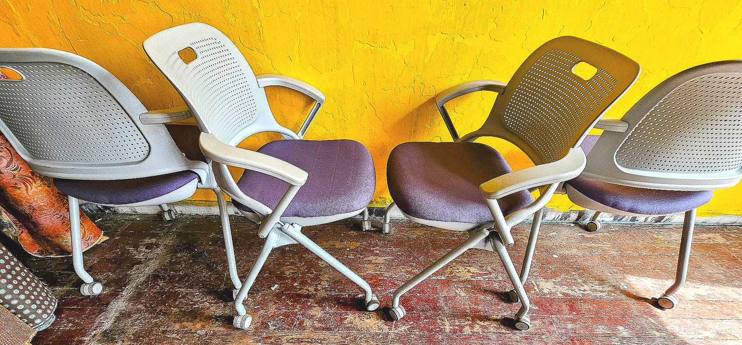 LOT OF 14 ALLSTEEL PERK PLYFOLD MUSCATINE BUSINESS FOLDING CHAIRS FREE SHIP