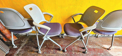 LOT OF 14 ALLSTEEL PERK PLYFOLD MUSCATINE BUSINESS FOLDING CHAIRS FREE SHIP