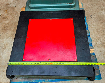 PERFECT VINTAGE ORIGINAL TOLEDO 750LB BEAM & DIAL PLATFORM GRAIN SCALE FREE SHIP