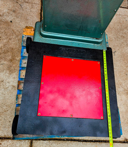 PERFECT VINTAGE ORIGINAL TOLEDO 750LB BEAM & DIAL PLATFORM GRAIN SCALE FREE SHIP