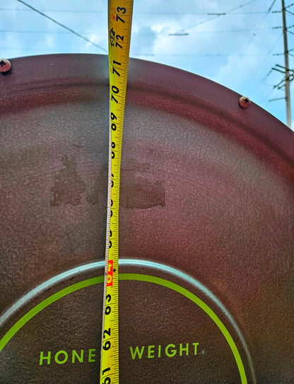 PERFECT VINTAGE ORIGINAL TOLEDO 750LB BEAM & DIAL PLATFORM GRAIN SCALE FREE SHIP