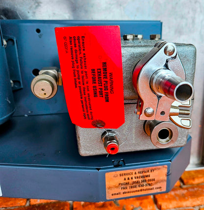 WELCH CHEMSTAR 1400N CHEMICHAL RESISTANT VACUUM PUMP 10.6cfm WATCHVIDEO FREESHIP