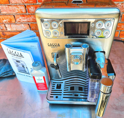 90DAY-WARRANTY GAGGIA BABILA SUP046DG ESPRESSO MANUAL & DECALC SOLUTION FREESHIP