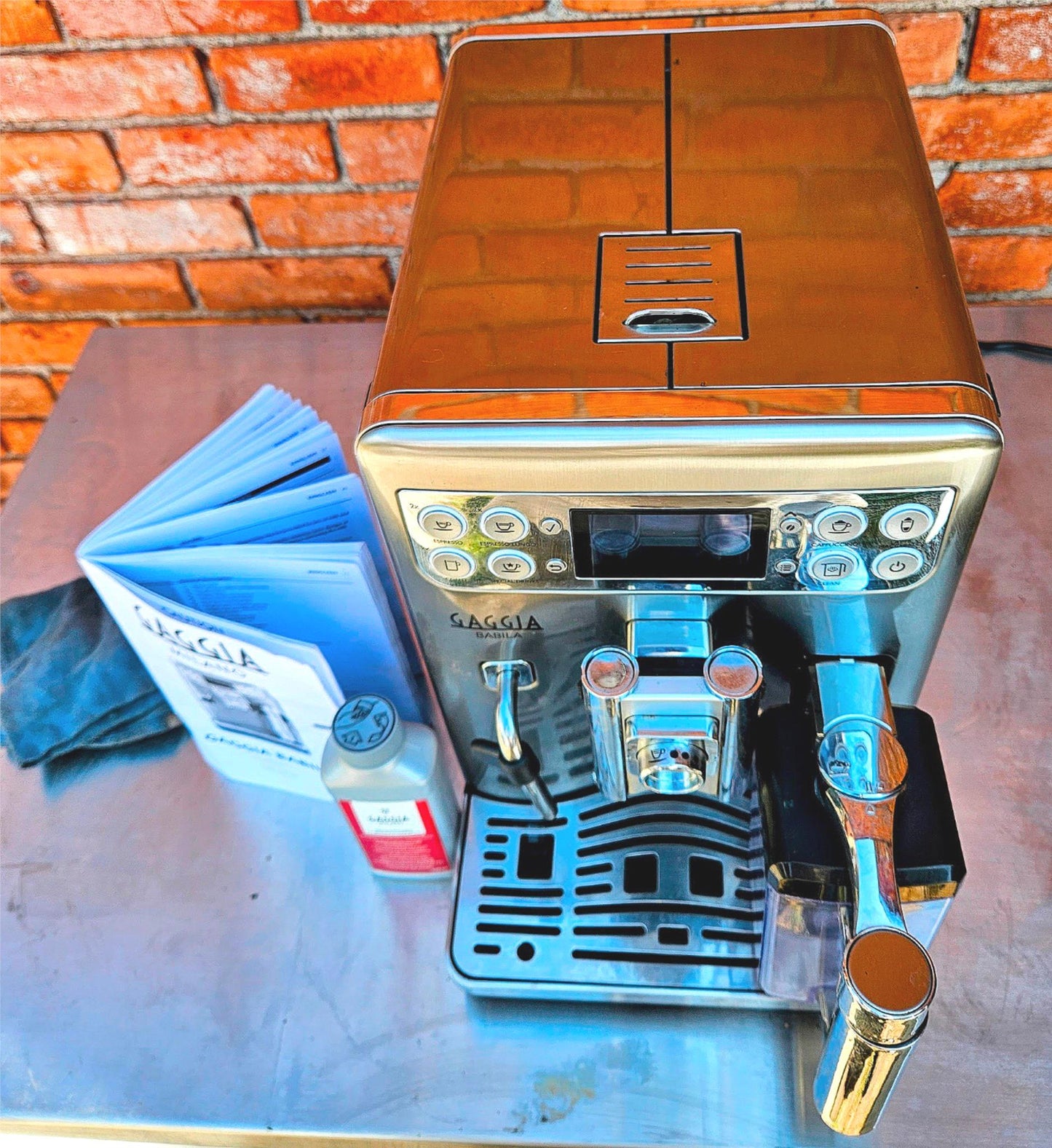 90DAY-WARRANTY GAGGIA BABILA SUP046DG ESPRESSO MANUAL & DECALC SOLUTION FREESHIP