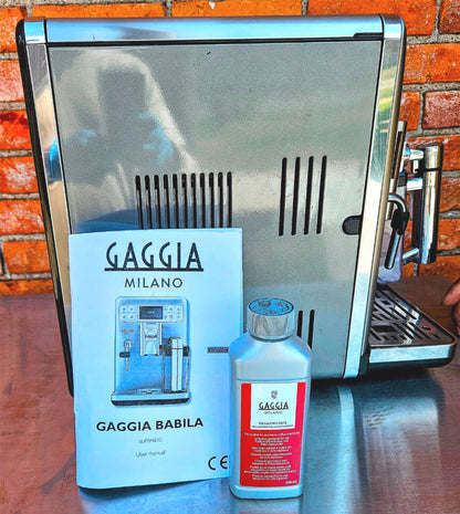 90DAY-WARRANTY GAGGIA BABILA SUP046DG ESPRESSO MANUAL & DECALC SOLUTION FREESHIP