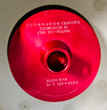 REFURBISHED BECKMAN OPTIMA LE-80K ULTRACENTRIFUGE 2Ti ROTORs WATCHVIDEO FREESHIP