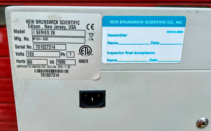 WARRANTY REFURBISHED NEW BRUNSWICK I26 INCUBATOR SHAKER WATCH-VIDEO FREE-SHIP