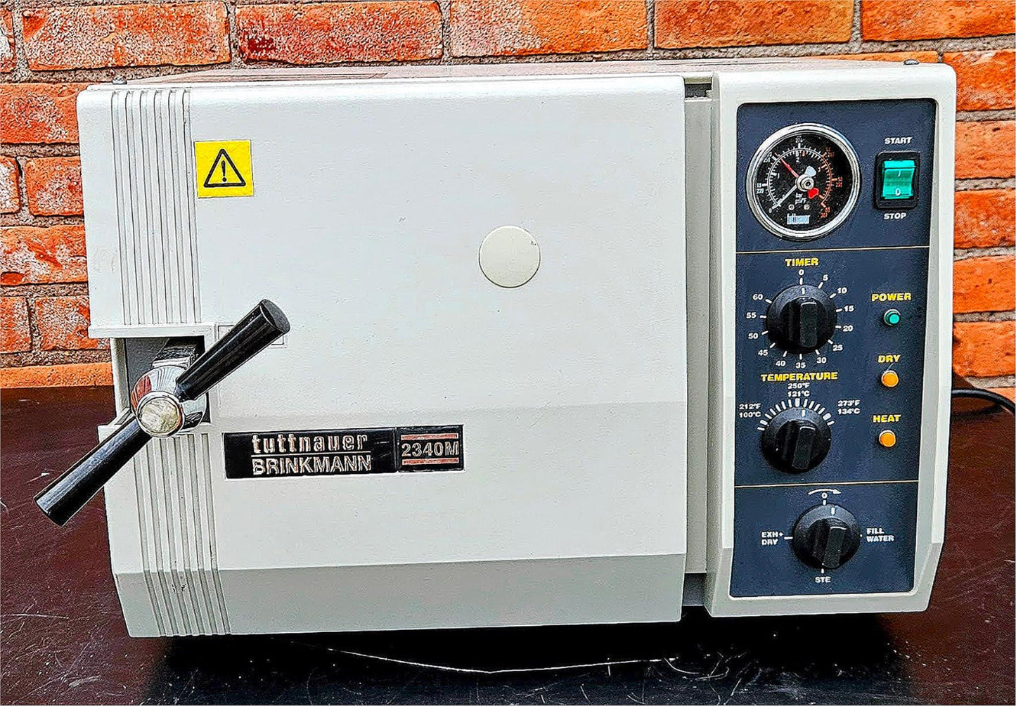 120-DAY-WARRANTY TUTTNAUER 2340M BENCHTOP AUTOCLAVE 1400W & MANUAL FREE-SHIPPING