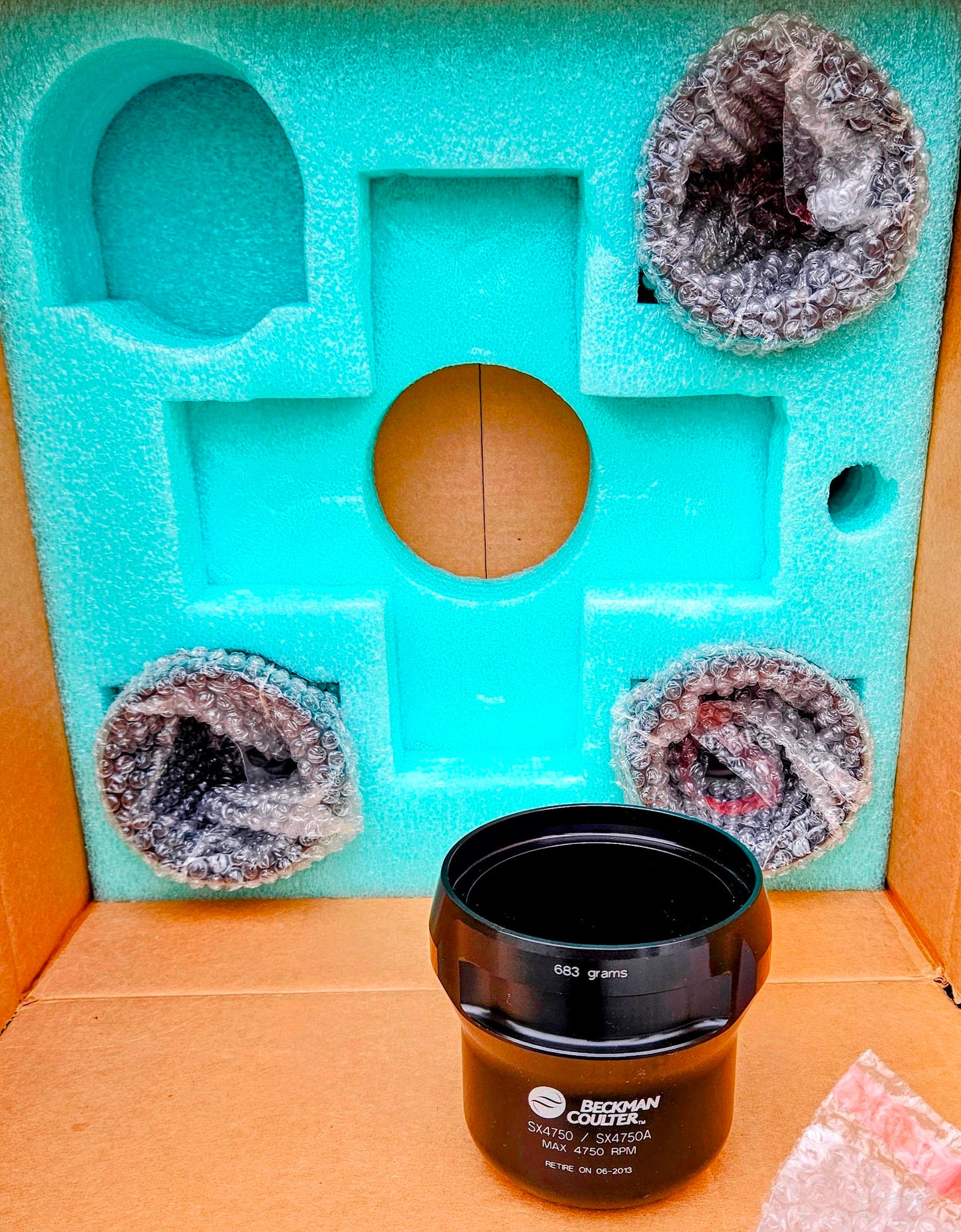 90DAY-WARRANTY BRAND NEW BECKMAN COULTER SX4750 BUCKET ROTOR & EXTRAS FREE-SHIP