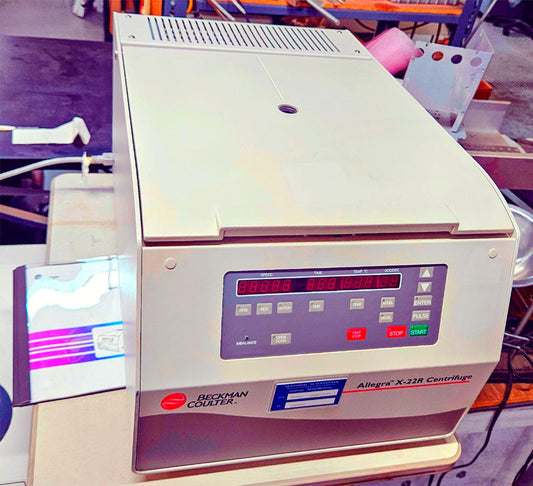 REFURBISHED BECKMAN COULTER ALLEGRA X-22R CENTRIFUGE & ROTOR WATCHVIDEO FREESHIP