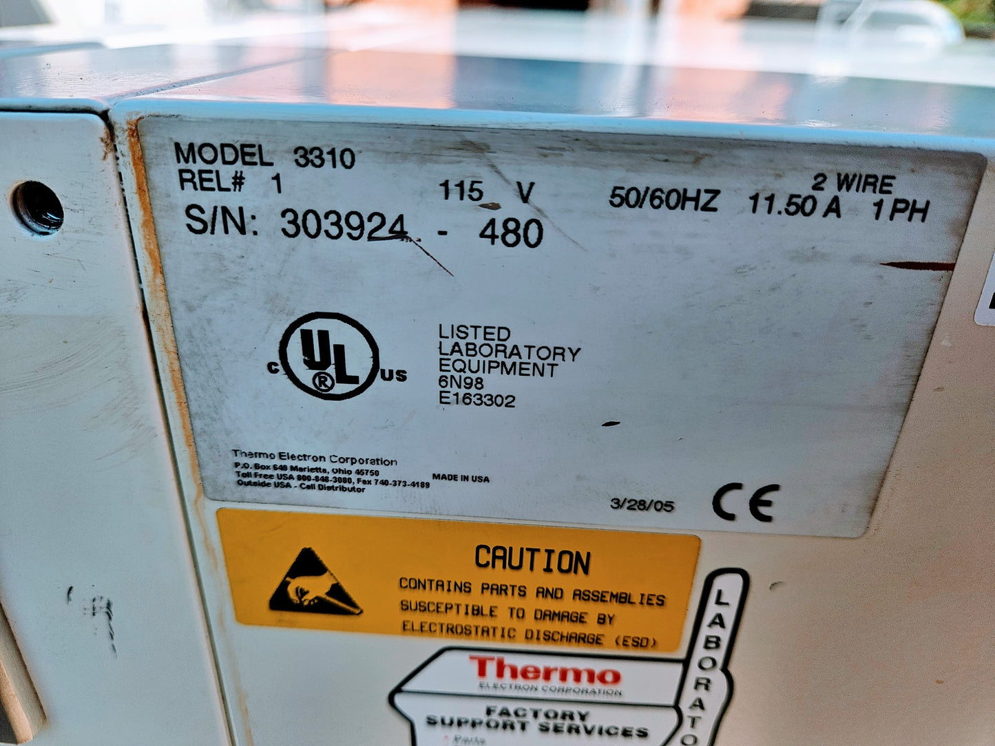 REFURBISHED THERMO STERI-CULT 3310 CO2 INCUBATOR & BONUS CART ON WHEELS FREESHIP