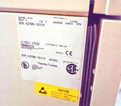 REFURBISHED FORMA Water Jacketed Double Stack Model 3110 CO2 INCUBATOR FREESHIP