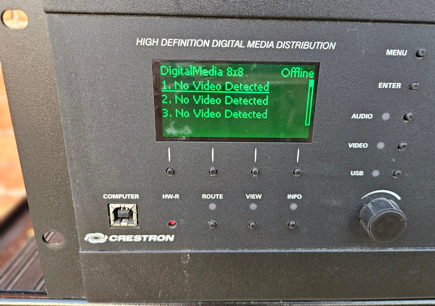 CRESTON DM-MD8X8 Matrix Switcher TPS-6 Monitor DM-RMC-100 CP2E Control Processor