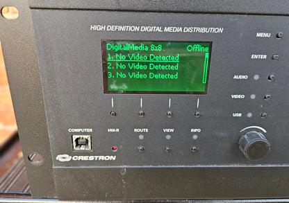 CRESTON DM-MD8X8 Matrix Switcher TPS-6 Monitor DM-RMC-100 CP2E Control Processor