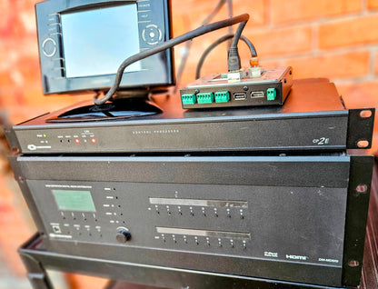 CRESTON DM-MD8X8 Matrix Switcher TPS-6 Monitor DM-RMC-100 CP2E Control Processor