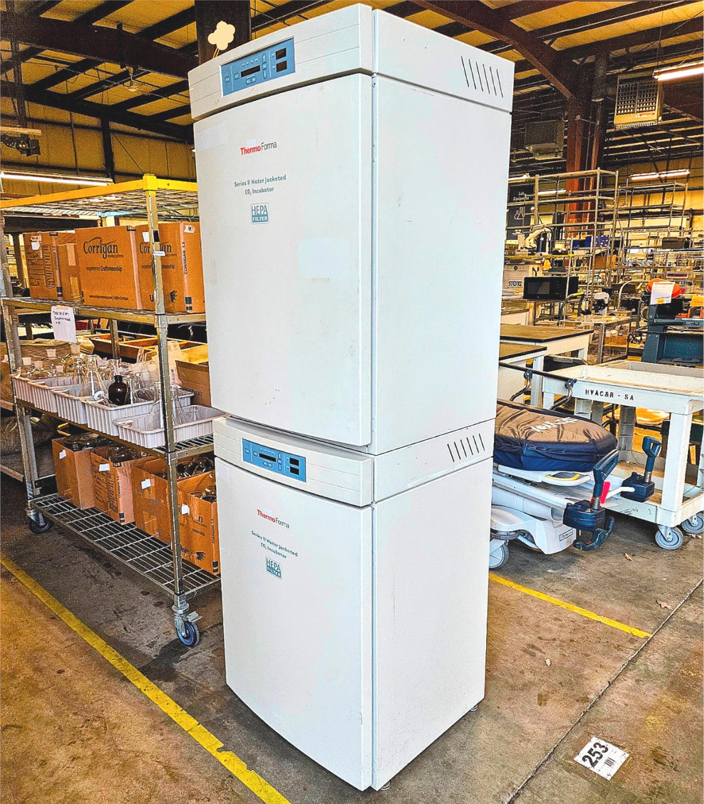 WARRANTY FORMA Model 3110 WATER JACKETED DOUBLE STACK CO2 INCUBATOR FREESHIP