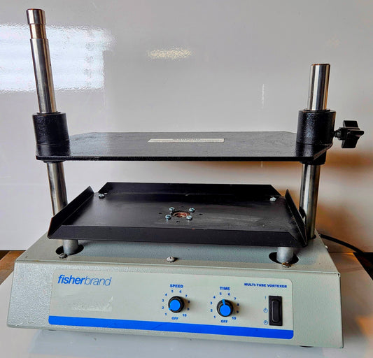 90DAYWARRANTY FISHER MULTI TUBE 1200 to 2400 RPM VORTEX ORBITAL MIXER WATCHVIDEO