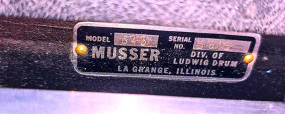 MUSSER M645 2.5 OCTAVE CLASSIC BELLS CARBON STEEL BARS XYLOPHONE & CASE FREESHIP