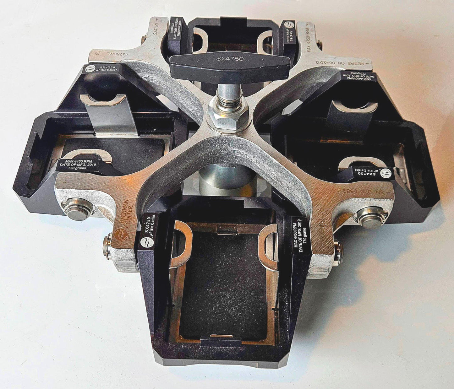 90DAYWARRANT BECKMAN COULTER SX4750 BUCKET ROTOR PLATE CARRIER & SCREW FREE-SHIP