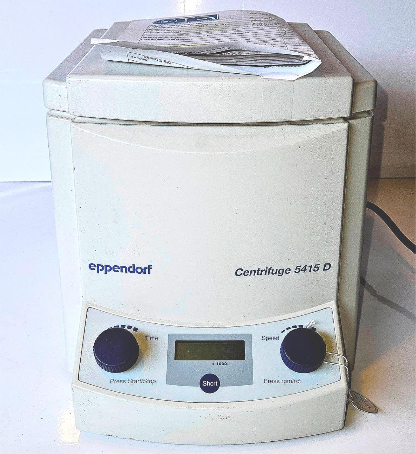 90-DAY-WARRANTY EPPENDORF 5415D with F45-24-1 ROTOR & LID WATCH VIDEO FREE SHIP