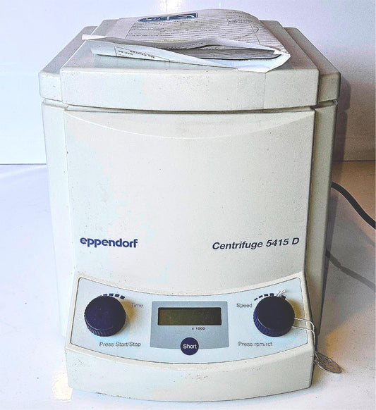 90-DAY-WARRANTY EPPENDORF 5415D with F45-24-1 ROTOR & LID WATCH VIDEO FREE SHIP