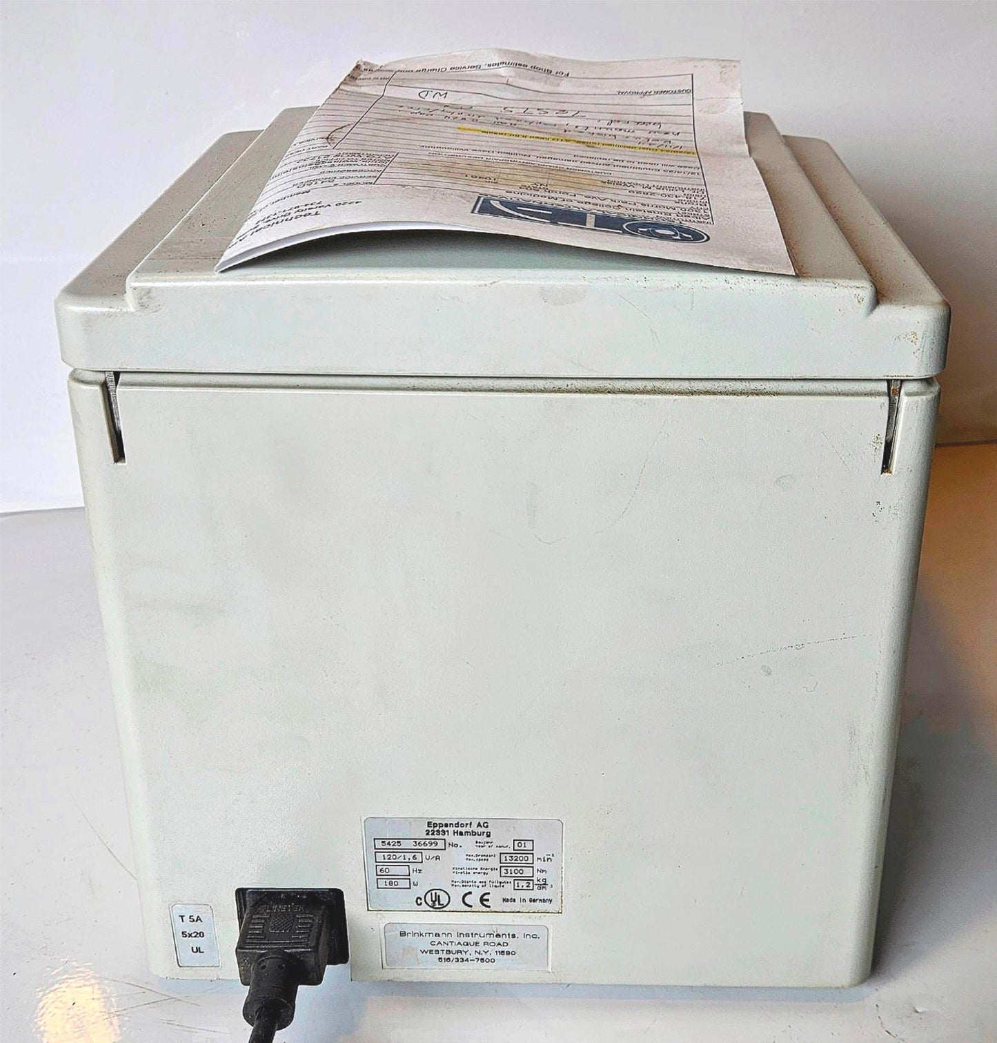 90-DAY-WARRANTY EPPENDORF 5415D with F45-24-1 ROTOR & LID WATCH VIDEO FREE SHIP