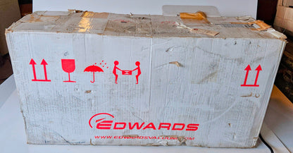 100% REBUILT EDWARDS RV3 VACUUM PUMP ORIGINAL BOX & OIL 90DAYWARRANTY WATCHVIDEO