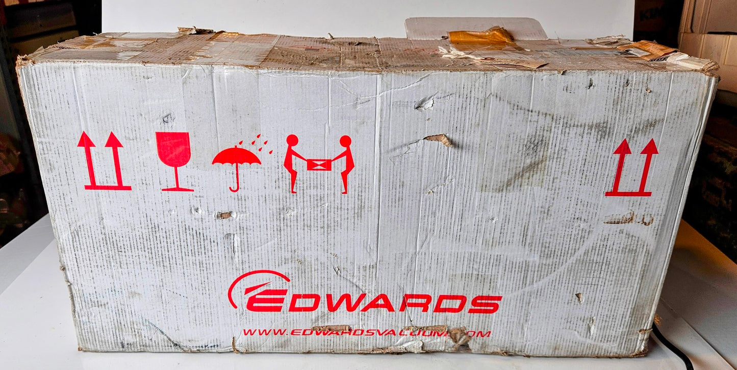 100% REBUILT EDWARDS RV3 VACUUM PUMP ORIGINAL BOX & OIL 90DAYWARRANTY WATCHVIDEO