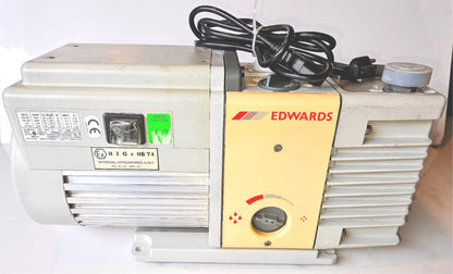100% REBUILT EDWARDS RV3 VACUUM PUMP ORIGINAL BOX & OIL 90DAYWARRANTY WATCHVIDEO