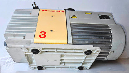 100% REBUILT EDWARDS RV3 VACUUM PUMP ORIGINAL BOX & OIL 90DAYWARRANTY WATCHVIDEO