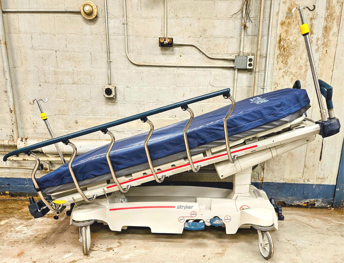 90-DAY-WARRANTY STRYKER 1007 ISOFLEX SE GEL MATTRESS HOSPITAL STRETCHER FREESHIP