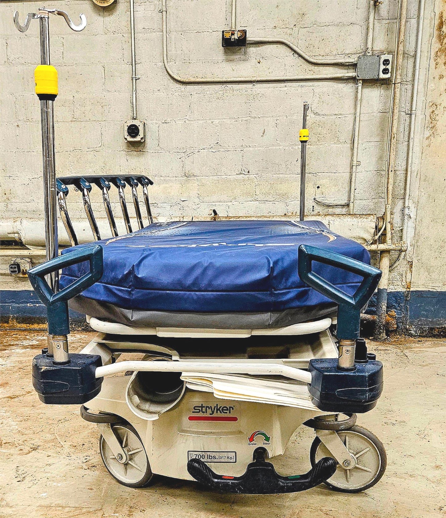 90-DAY-WARRANTY STRYKER 1007 ISOFLEX SE GEL MATTRESS HOSPITAL STRETCHER FREESHIP