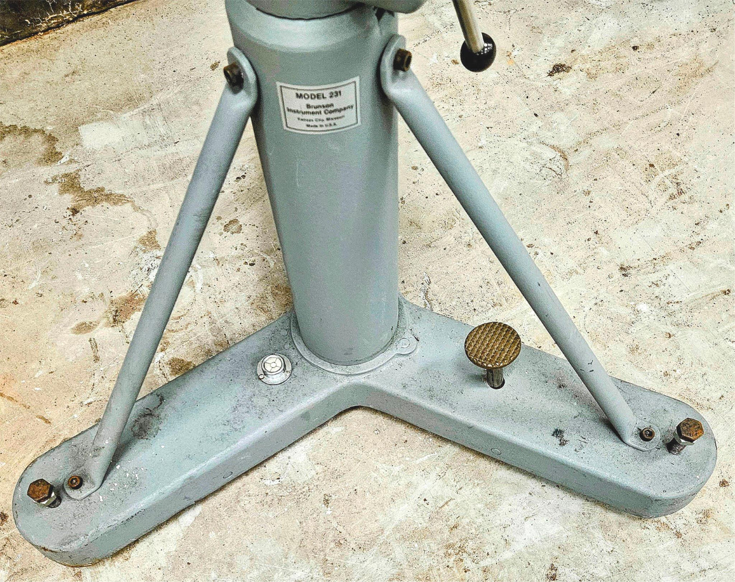 WARRANTY BRUNSON ROCKSTEADY RS231 SHORT HEAVYDUTY INDUSTRIAL STAND BOOM FREESHIP