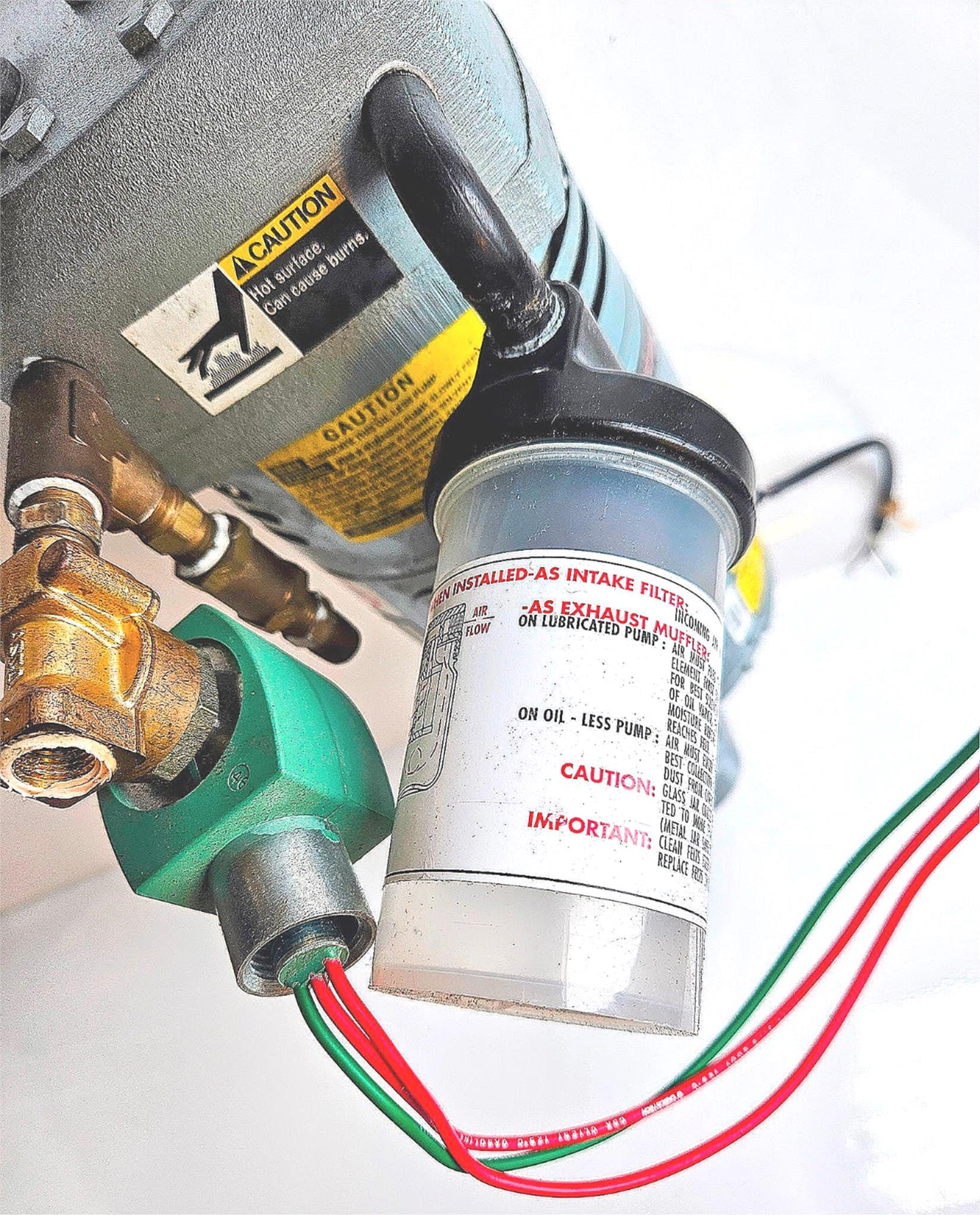 90DAYWARRANTY GAST 0523-V1250-G627DAX VACUUM PUMP & EXTRAS WATCH-VIDEO FREE-SHIP