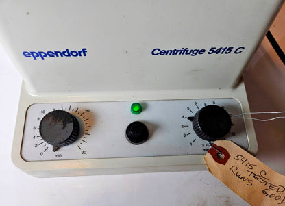 90-DAY-WARRANTY EPPENDORF 5415C with F45-18-11 ROTOR & LID WATCH VIDEO FREE SHIP