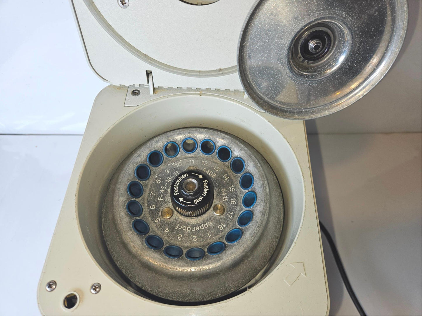 90-DAY-WARRANTY EPPENDORF 5415C with F45-18-11 ROTOR & LID WATCH VIDEO FREE SHIP