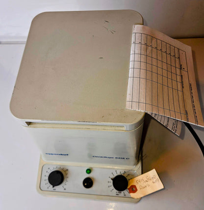 90-DAY-WARRANTY EPPENDORF 5415C with F45-18-11 ROTOR & LID WATCH VIDEO FREE SHIP