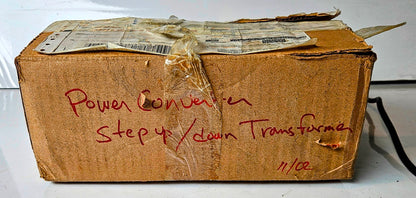 WARRANTY TODD STEP-UP AUTO TRANSFORMER SU14 110/120v 220/240v 1500VAmax FREESHIP