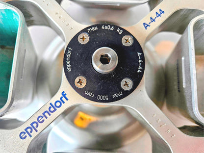 WARRANTY EPPENDORF A-4-44 ROTOR 4 SWING BUCKET ADAPTORS 58.. Centrifuge FREESHIP