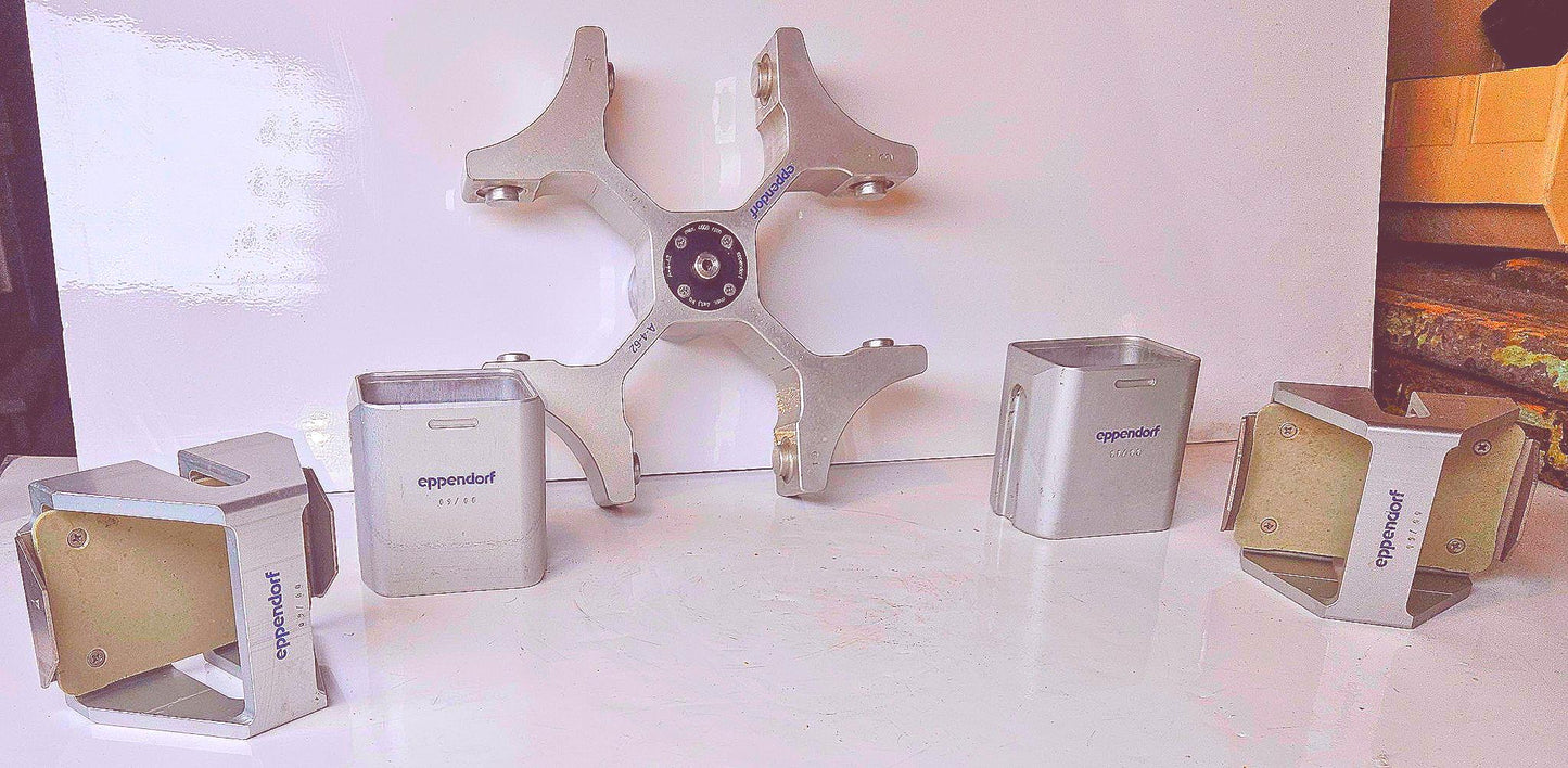 WARRANTY EPPENDORF A-4-62 ROTOR & 4 SWING BUCKETS for 5810 Centrifuges FREE-SHIP