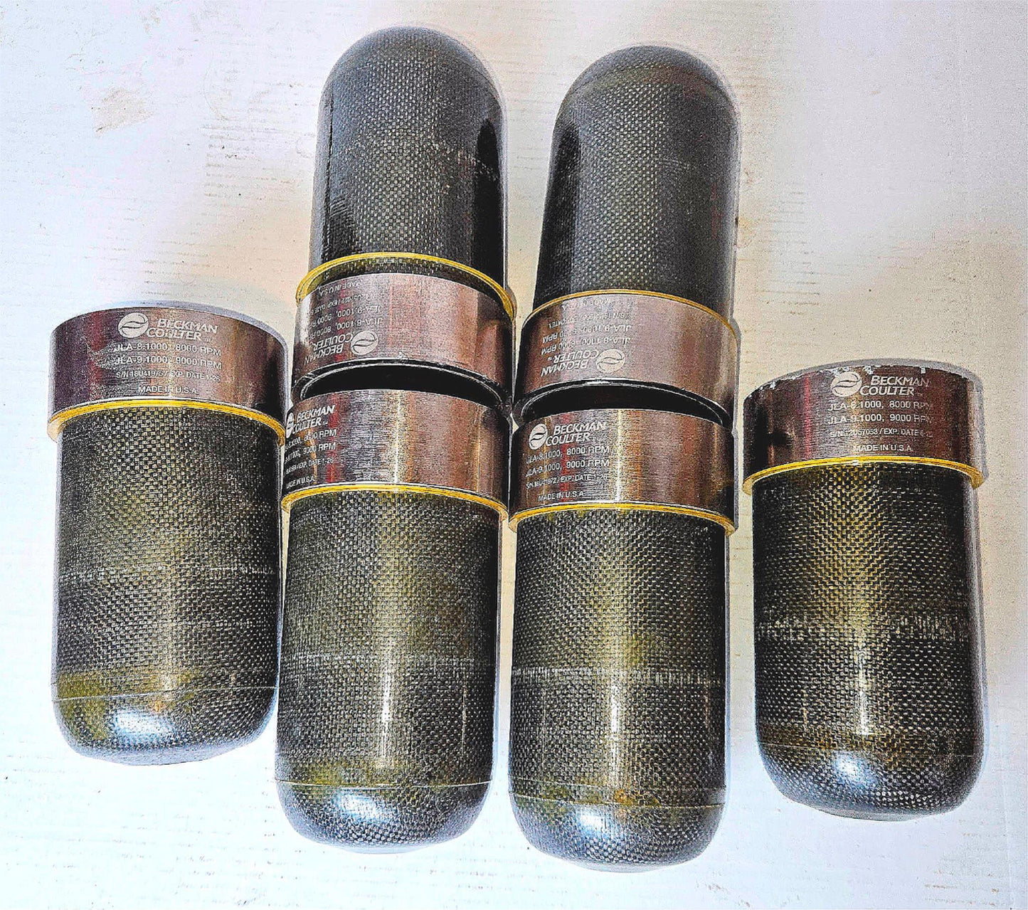 WARRANTY BECKMAN JLA 8.1000 ROTOR w/6 x1.000 BUCKETS AVANTI Centrifuges FREESHIP