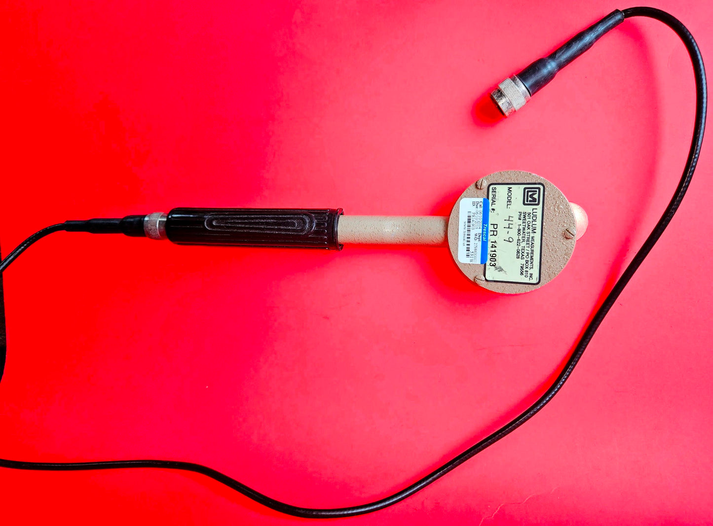 90DAYWARRANTY LUDLUM MODEL 3 GEIGER COUNTER with 44-9 PROBE WATCHVIDEO FREESHIP