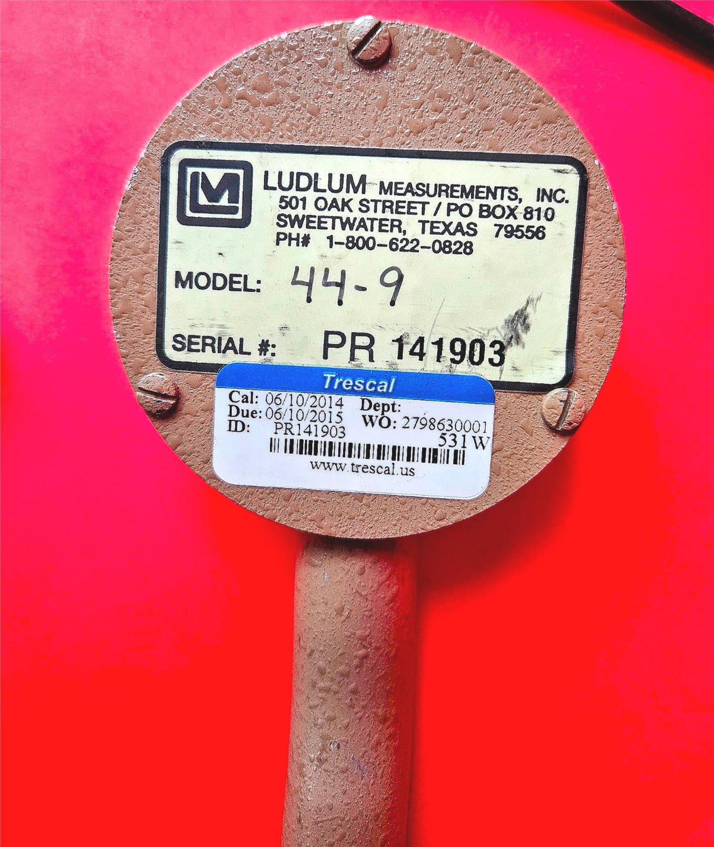 90DAYWARRANTY LUDLUM MODEL 3 GEIGER COUNTER with 44-9 PROBE WATCHVIDEO FREESHIP