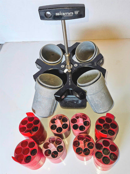 WARRANTY BECKMAN F1010 FIXED ANGLE ROTOR LID BONUS INSERTS SCREW ALLEGRA Centrif