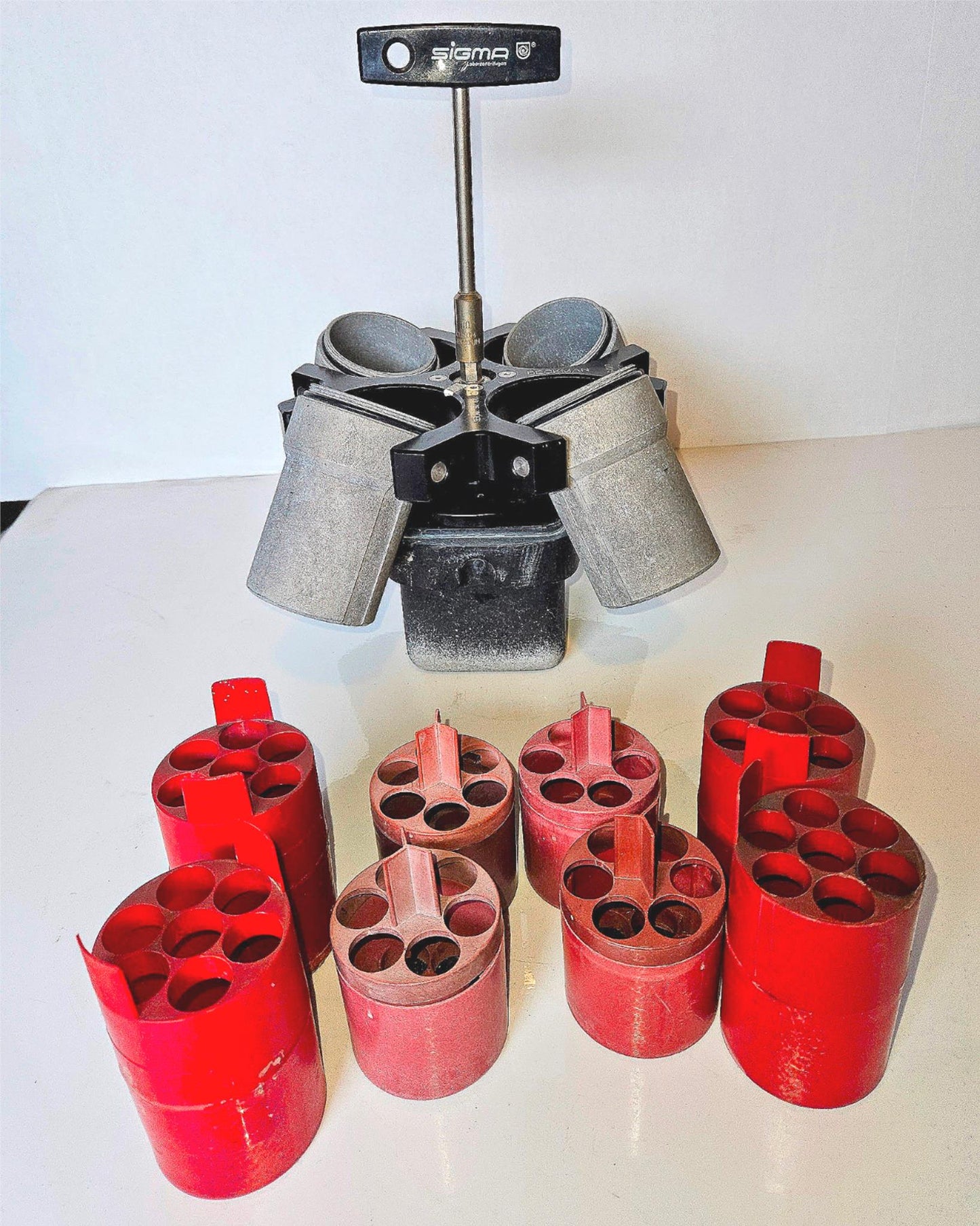 WARRANTY BECKMAN F1010 FIXED ANGLE ROTOR LID BONUS INSERTS SCREW ALLEGRA Centrif