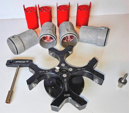 WARRANTY BECKMAN F1010 FIXED ANGLE ROTOR LID BONUS INSERTS SCREW ALLEGRA Centrif